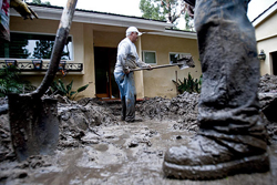 Water and Mud Flow From Property Above